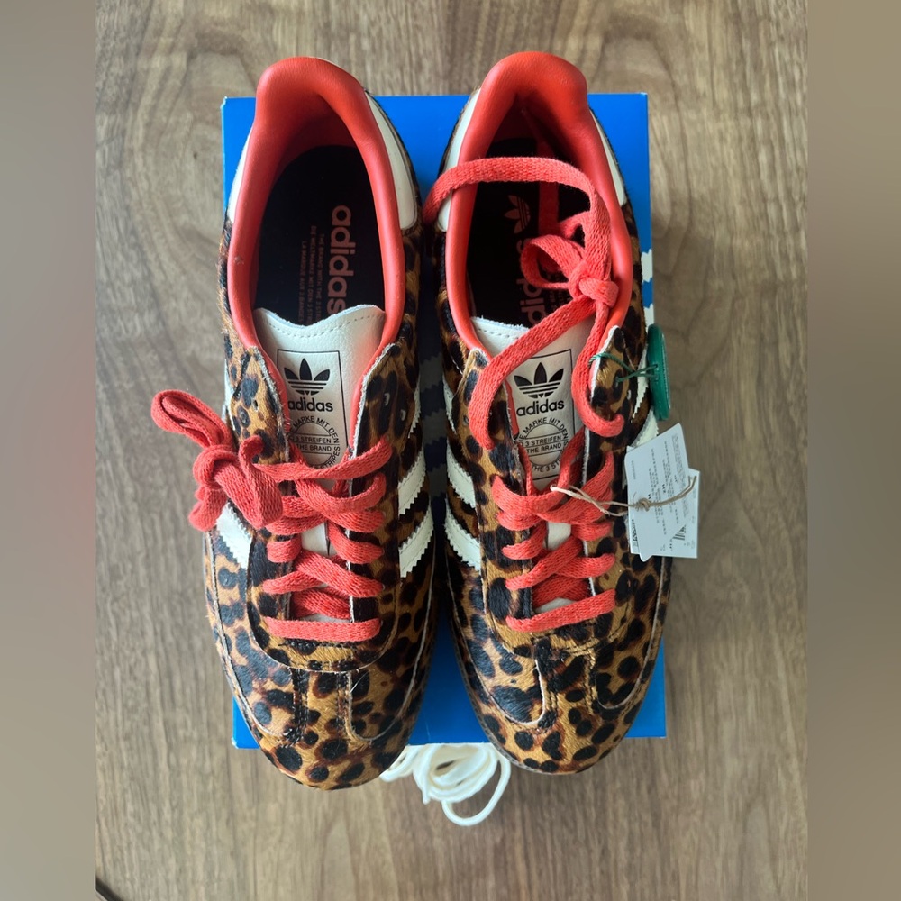 Adidas Cheetah Print Sambas
